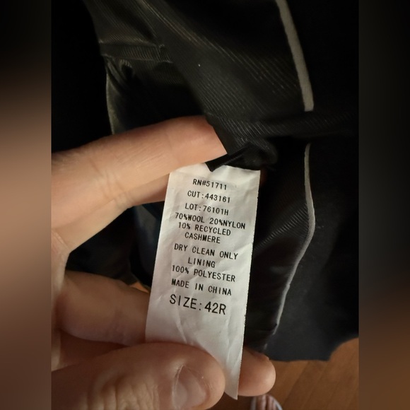 Lauren Ralph Lauren Wool and Cashmere Blend Coat - Picture 3 of 4